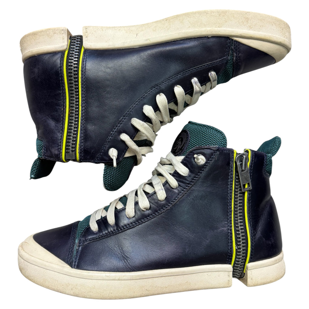 Diesel zip shoes multi colour