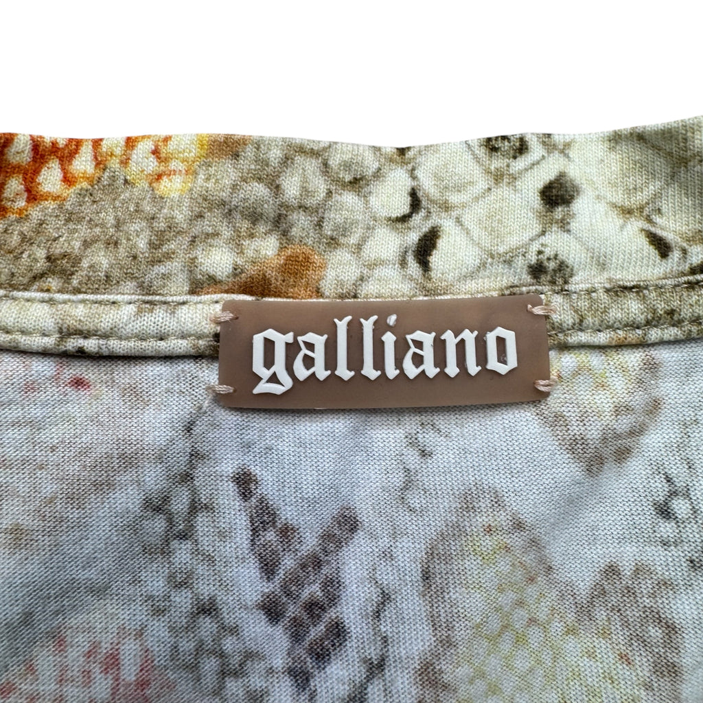 John Galliano snake skin T shirt