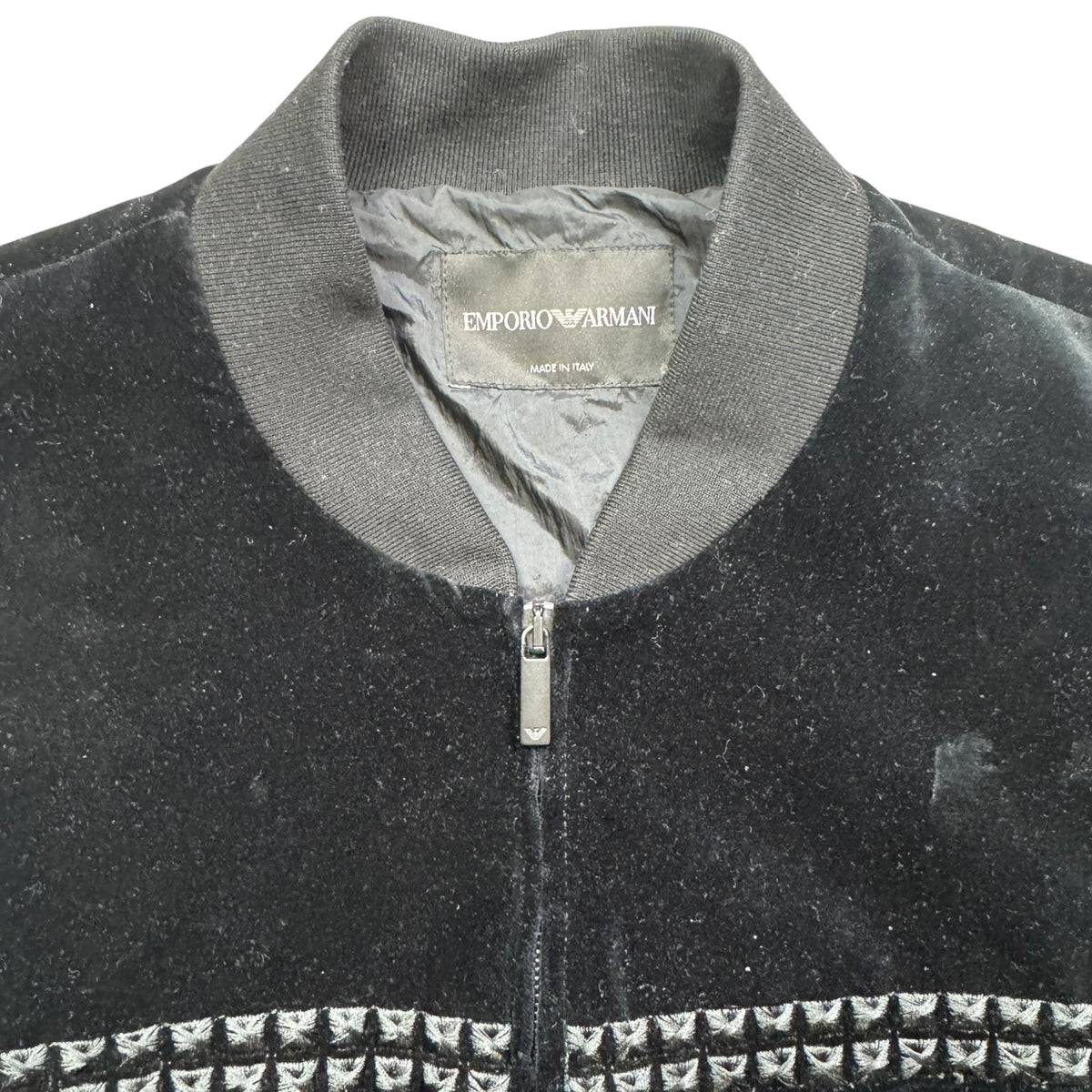 Emporio Armani velvet bomber