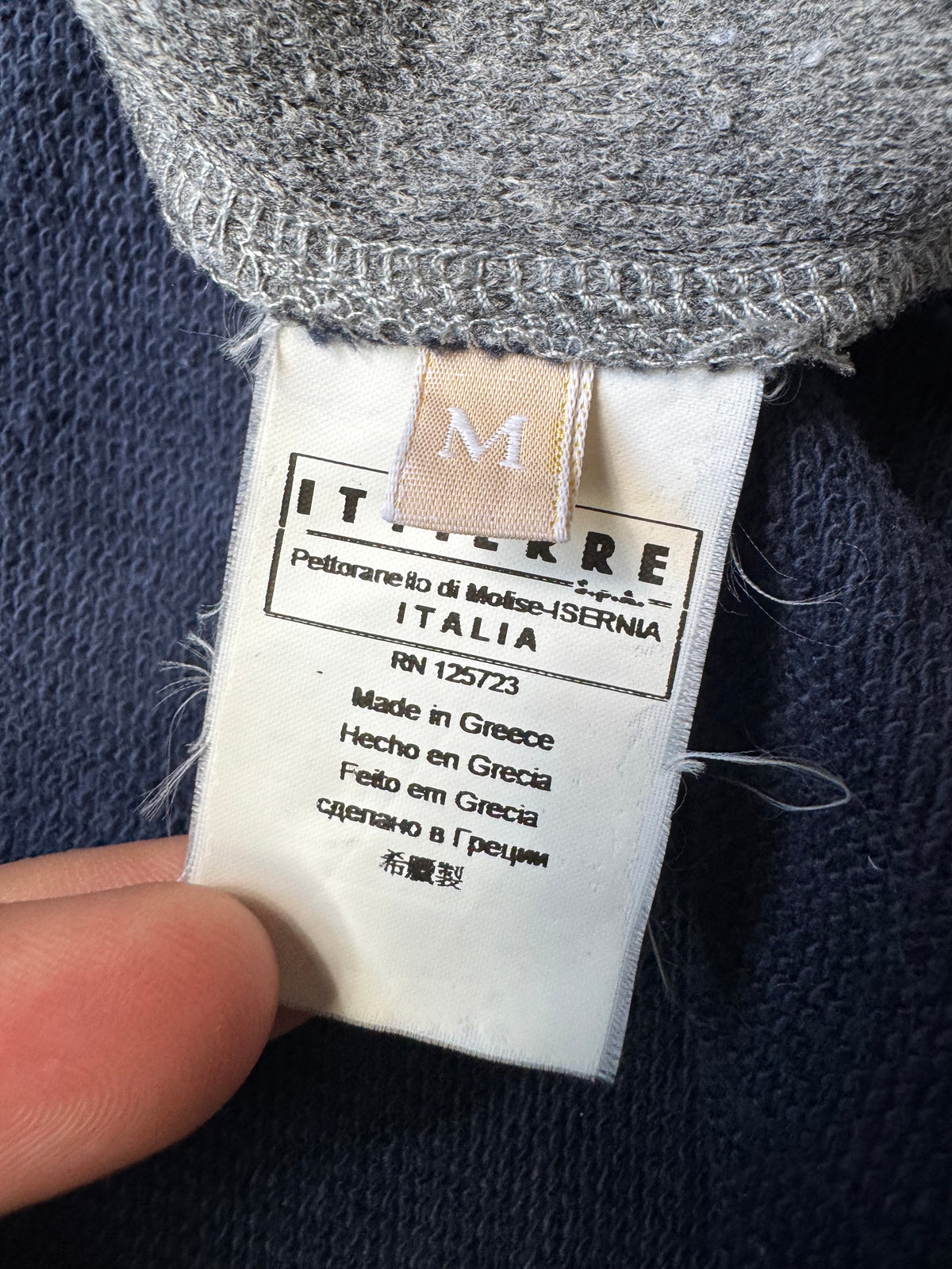 John galliano fleece detail hoodie