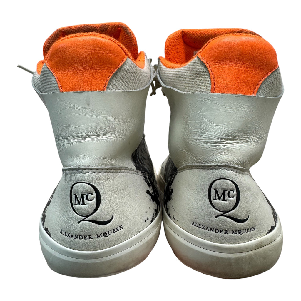 Alexander McQueen side print shoes
