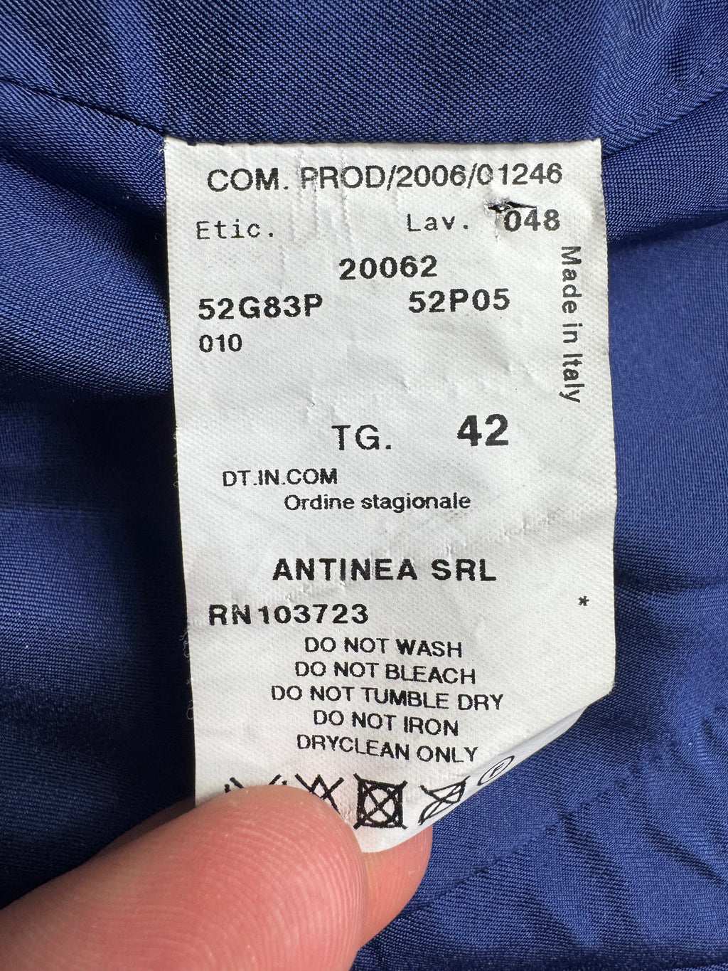 Emporio Armani ss2006 jacket