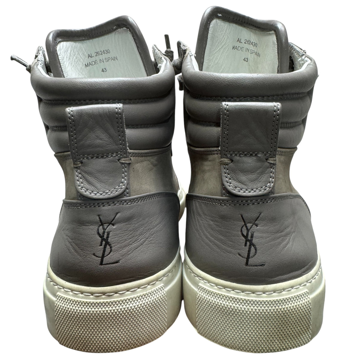 Yves Saint Laurent grey shoes