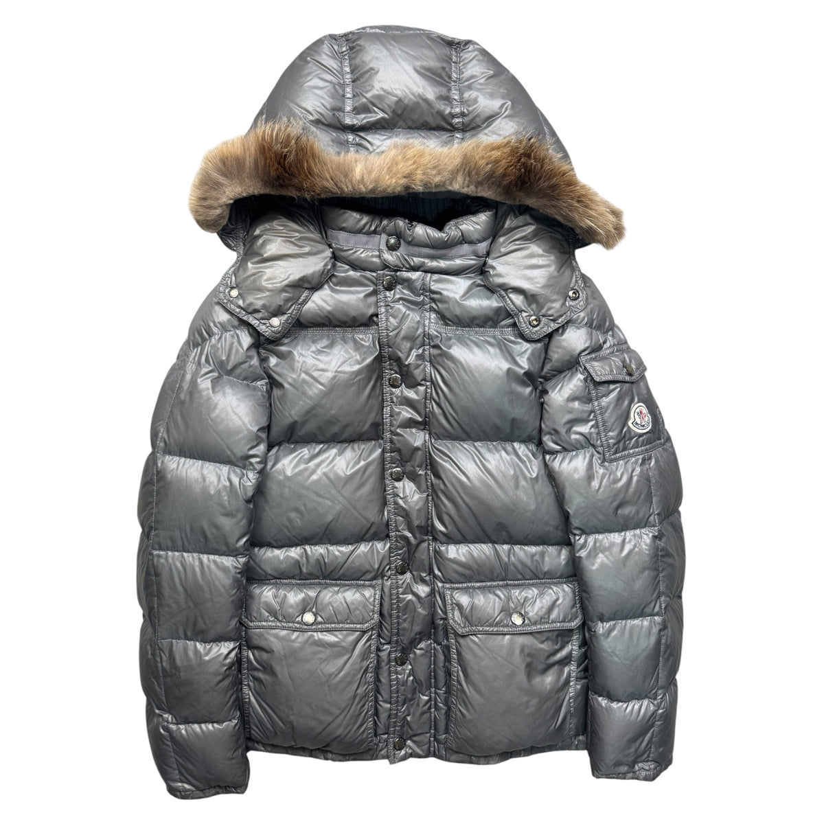 Moncler fur hood puffer