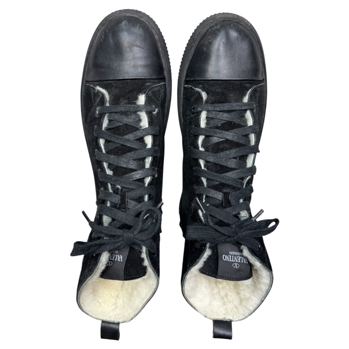 Valentino fur lining shoes