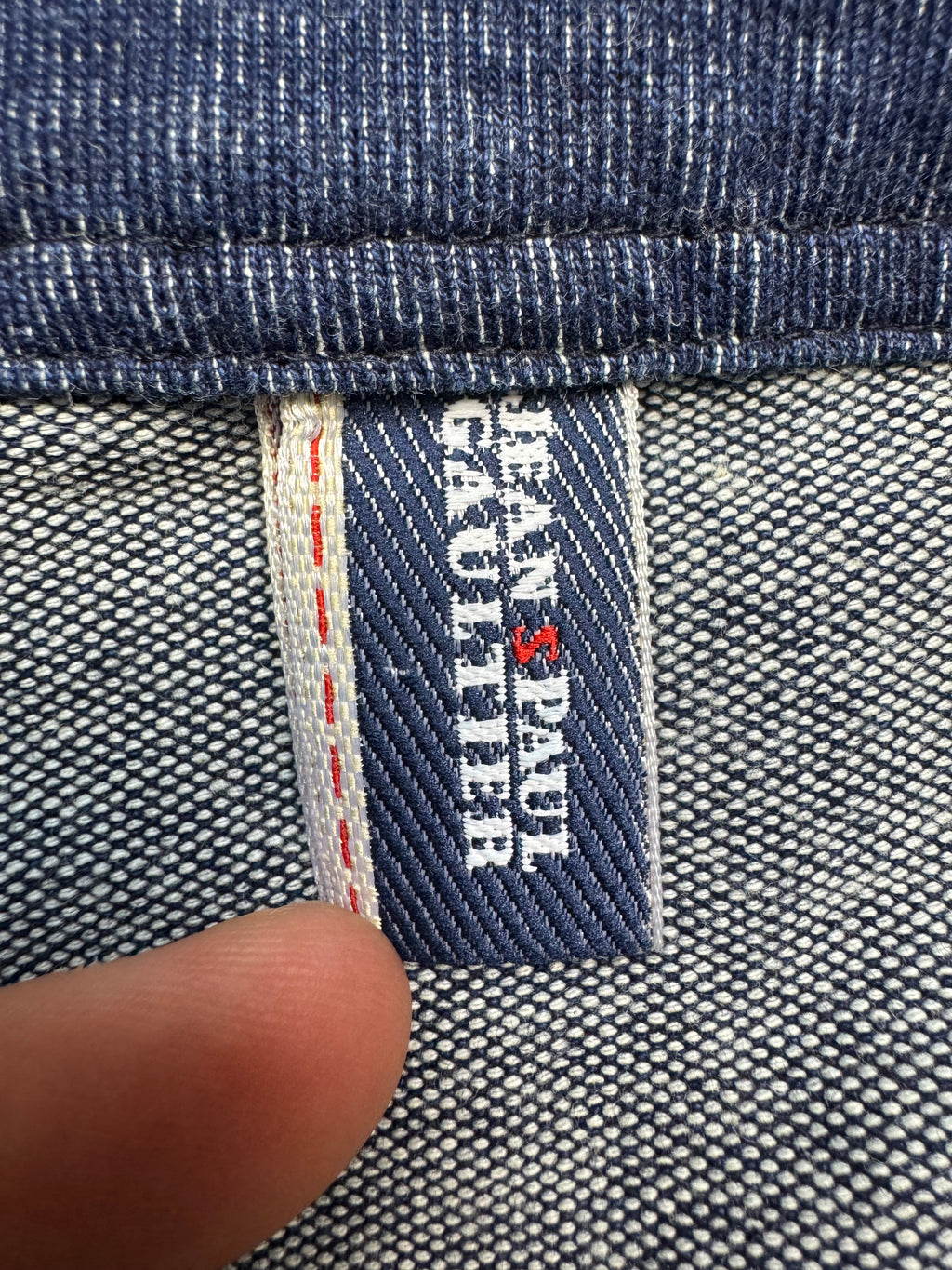 Jean Paul Gaultier denim biker jacket