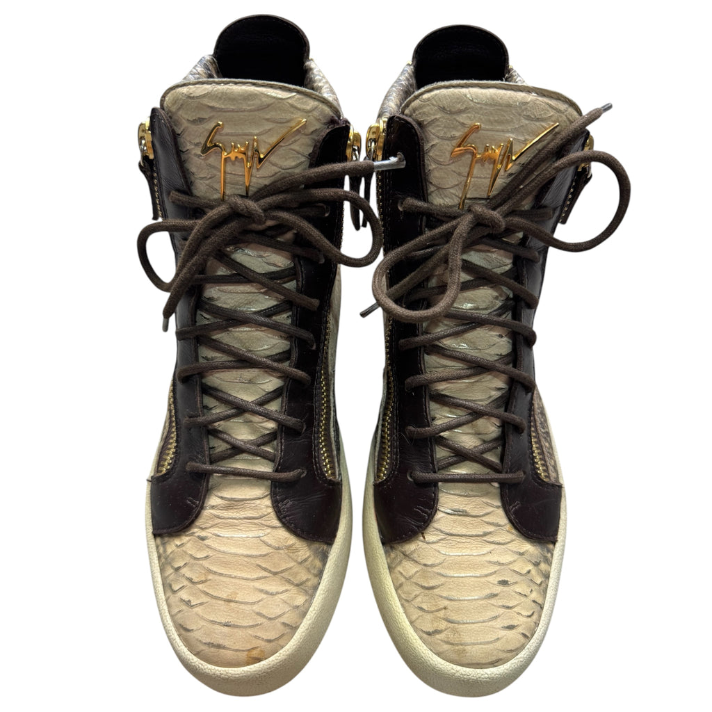 Giuseppe zanotti python shoes