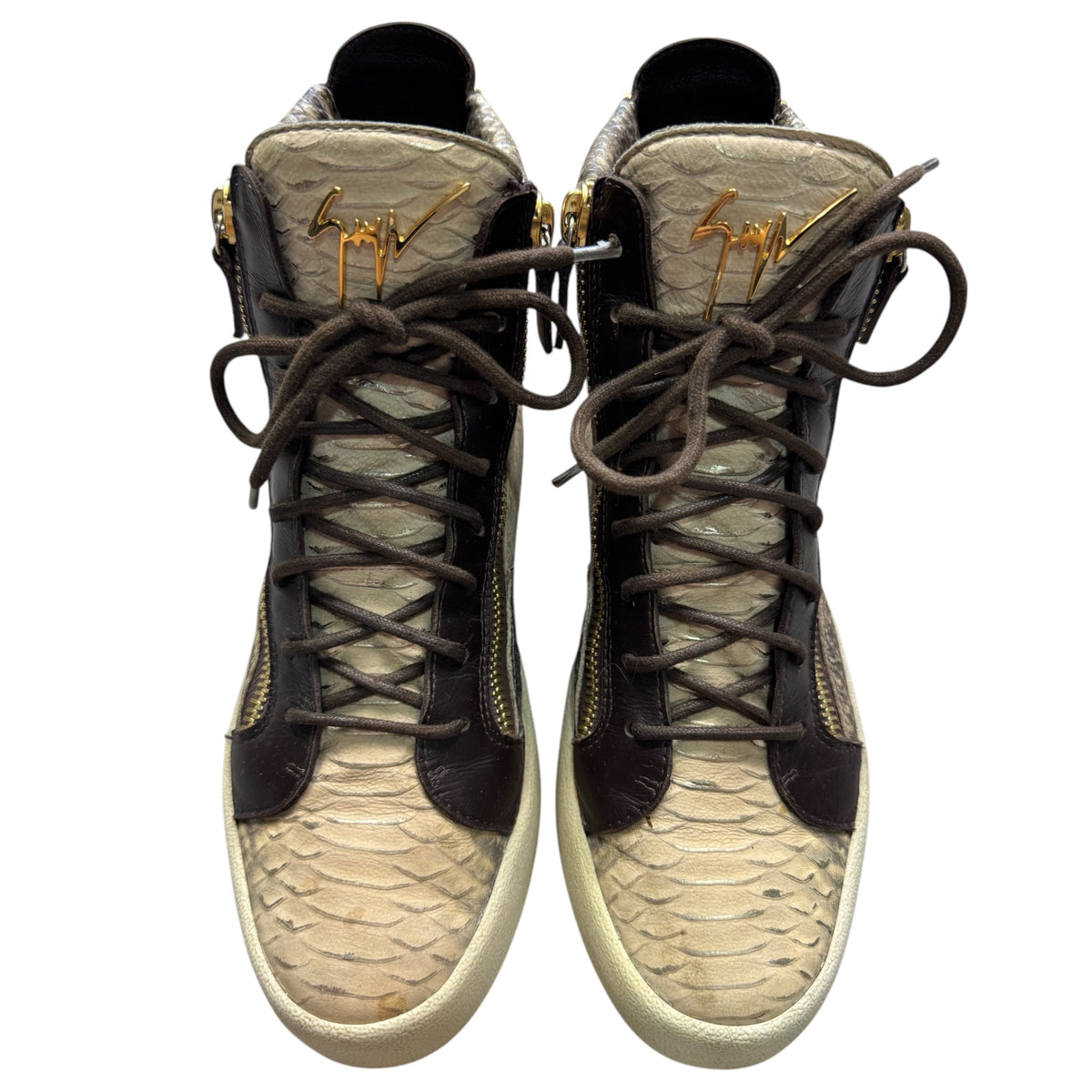 Giuseppe zanotti python shoes