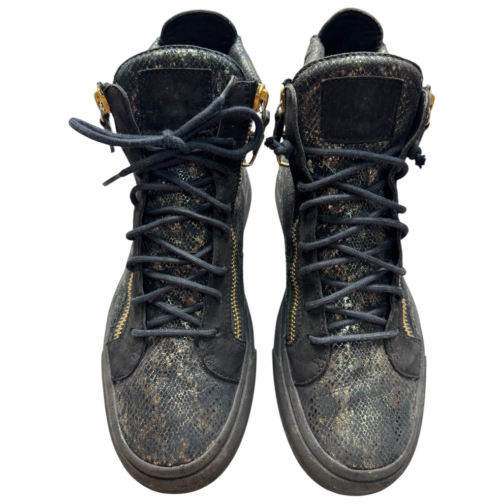 Giuseppe Zanotti python print shoes