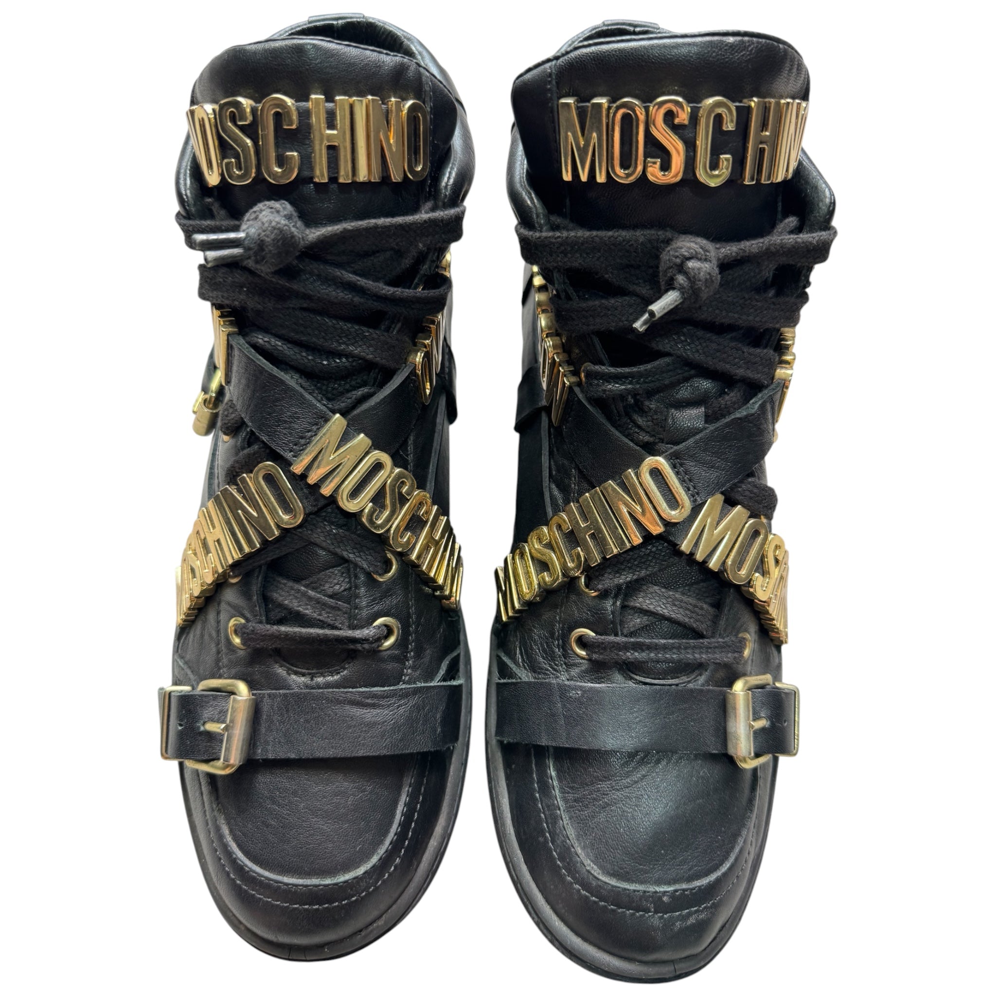 Moschino strap logo shoes