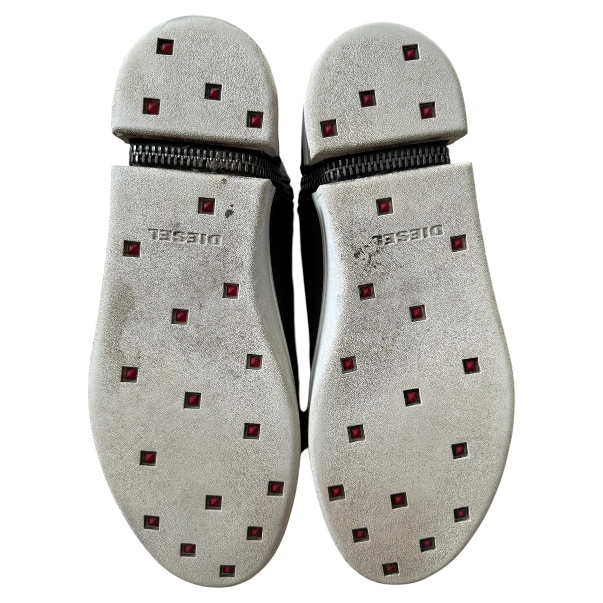 Diesel heel zip shoes