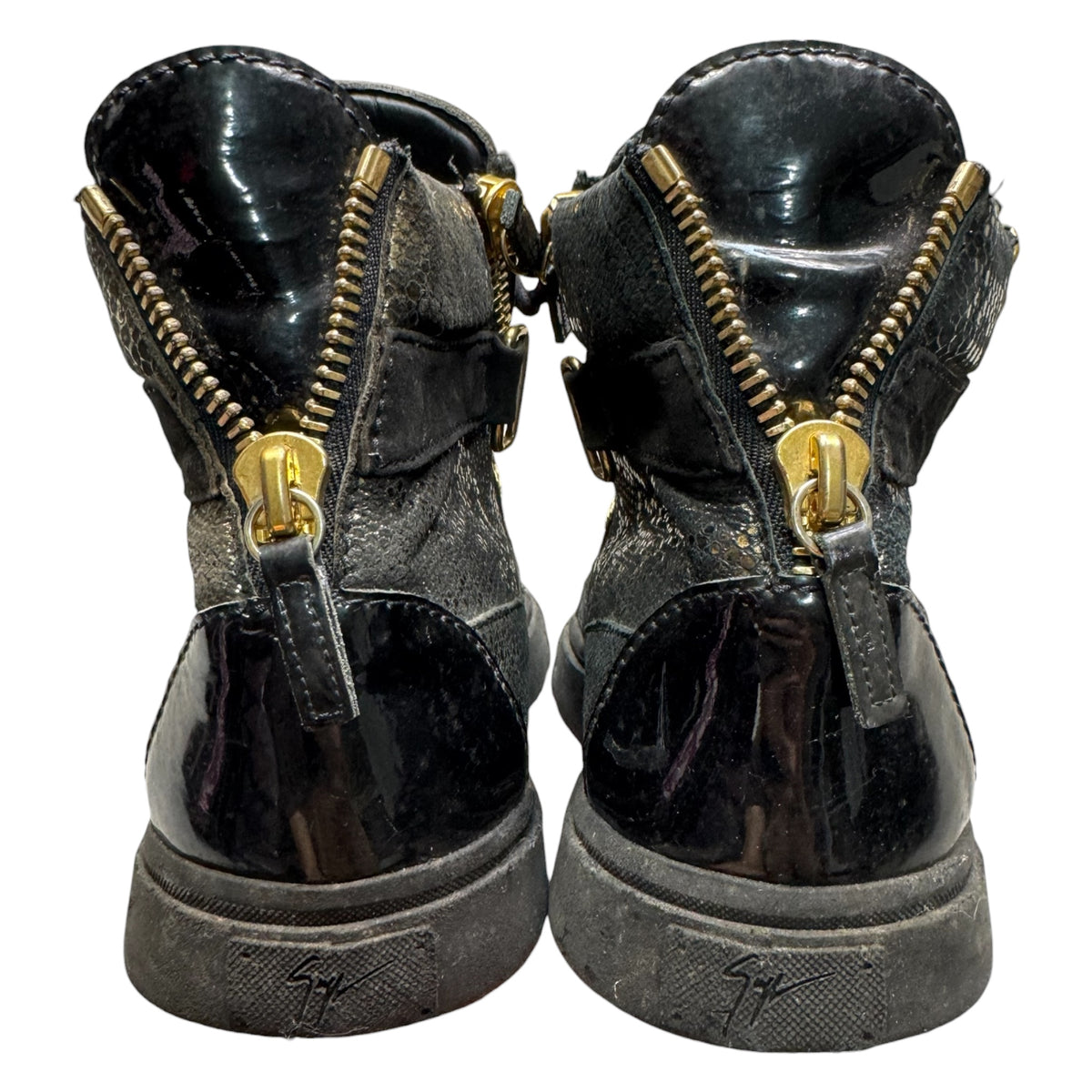 Giuseppe Zanotti python print shoes
