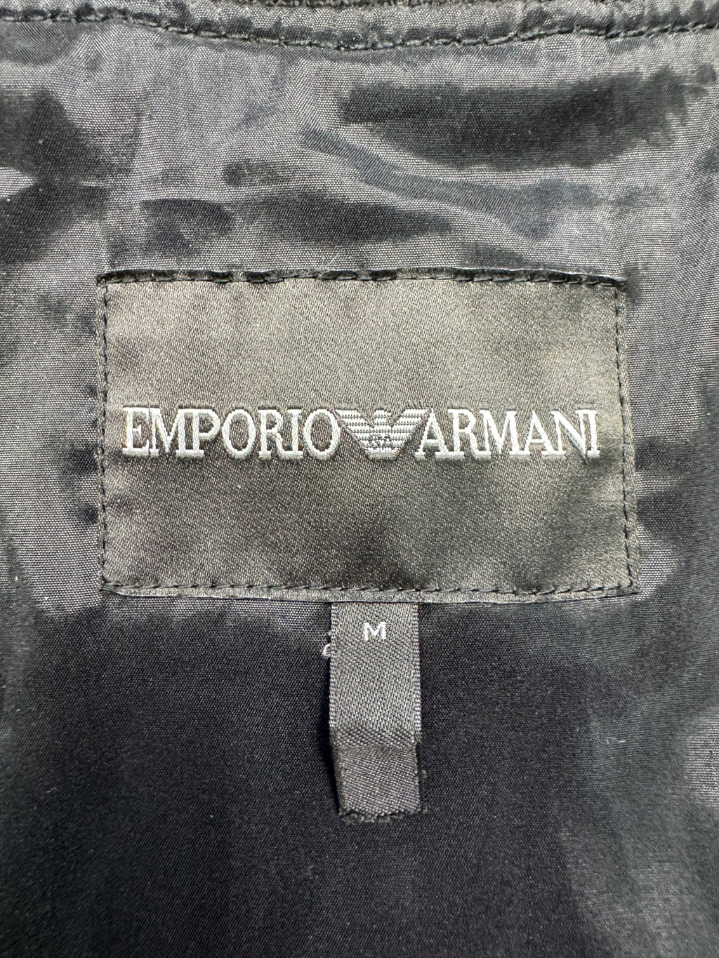 Emporio Armani lamb leather jacket