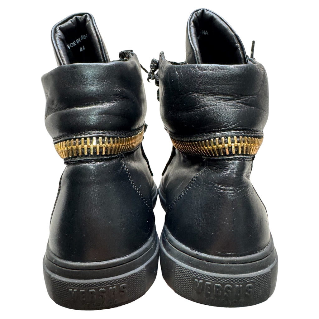 Versace gold studded shoes
