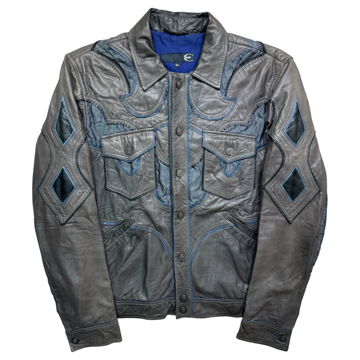 Just cavalli leather jacket