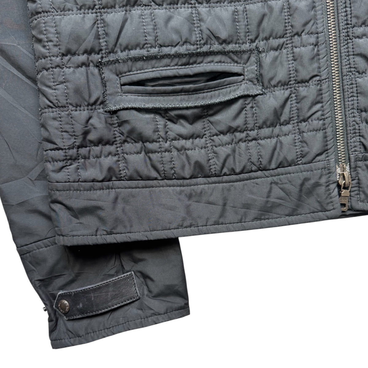 Prada square stitch jacket