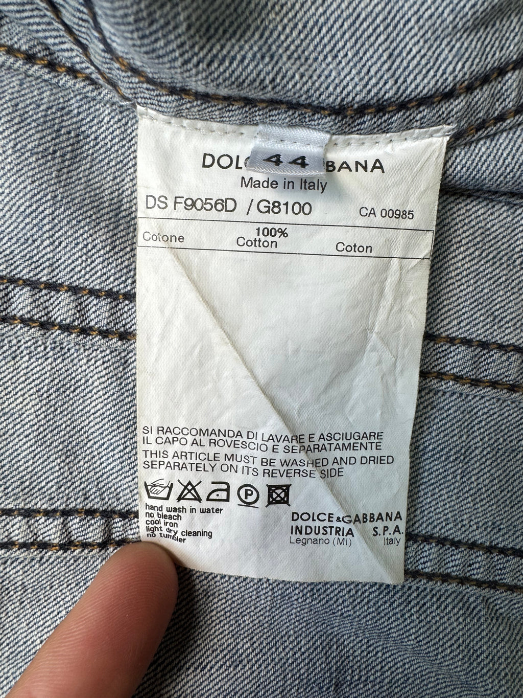 Dolce and Gabbana denim jacket