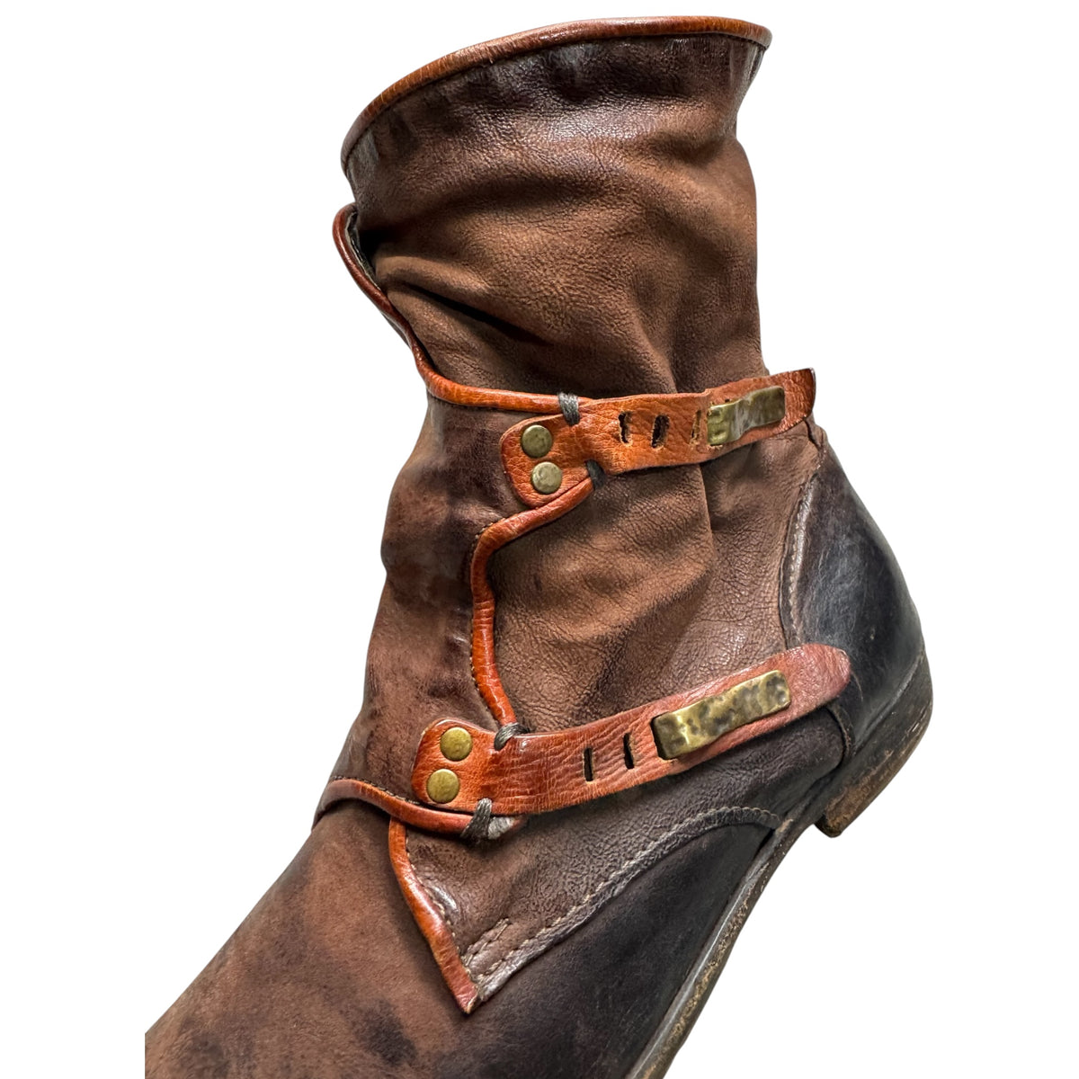A.s.98 buckle boots