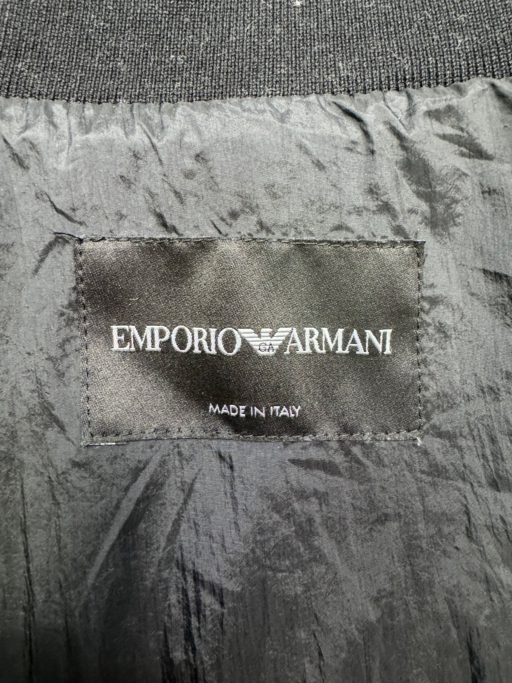 Emporio Armani velvet bomber