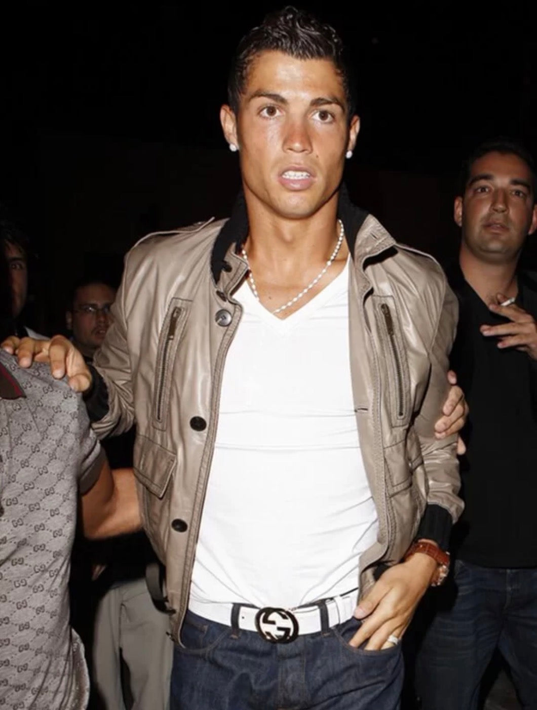 Gucci leather jacket