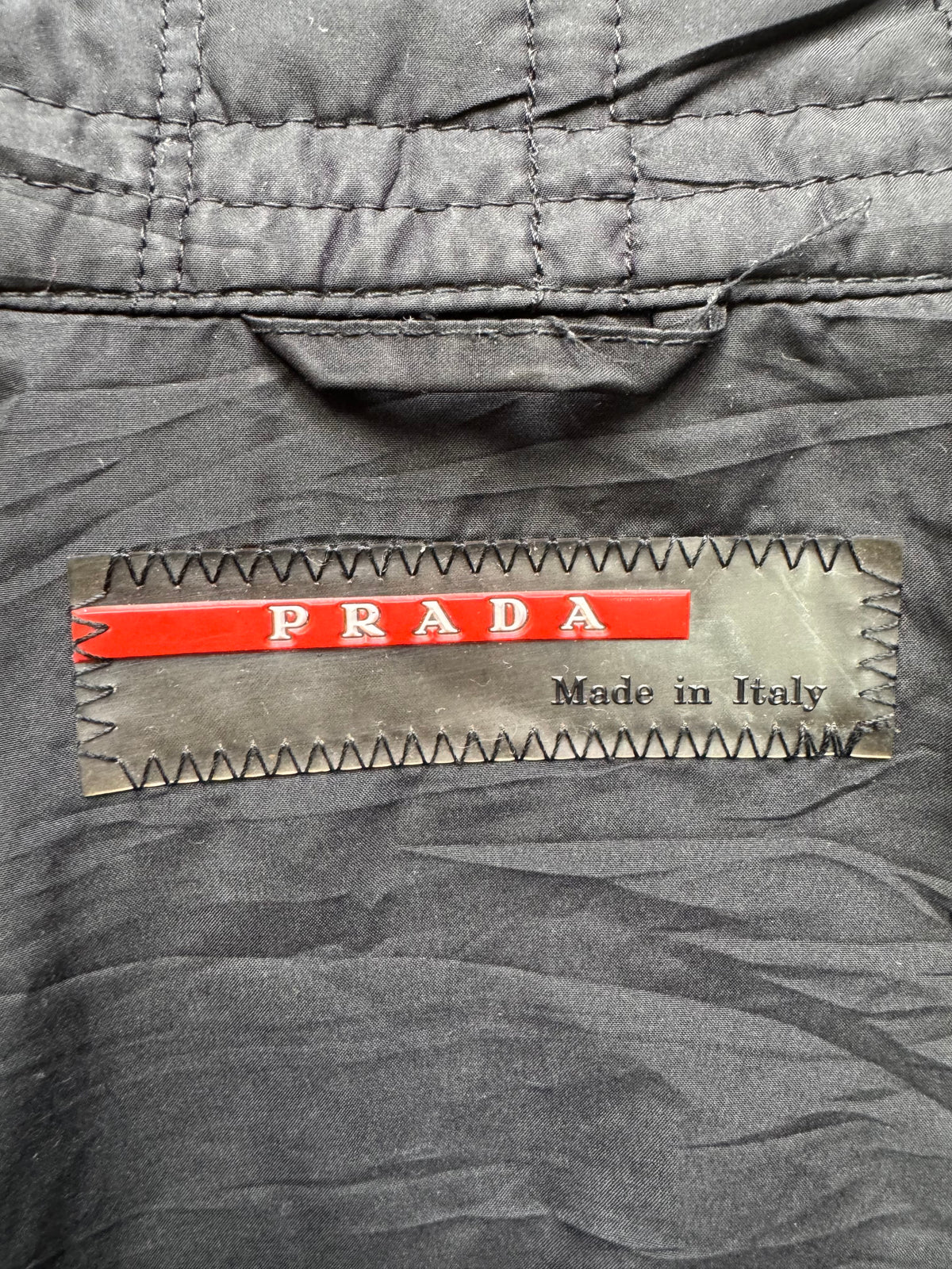 Prada square stitch jacket