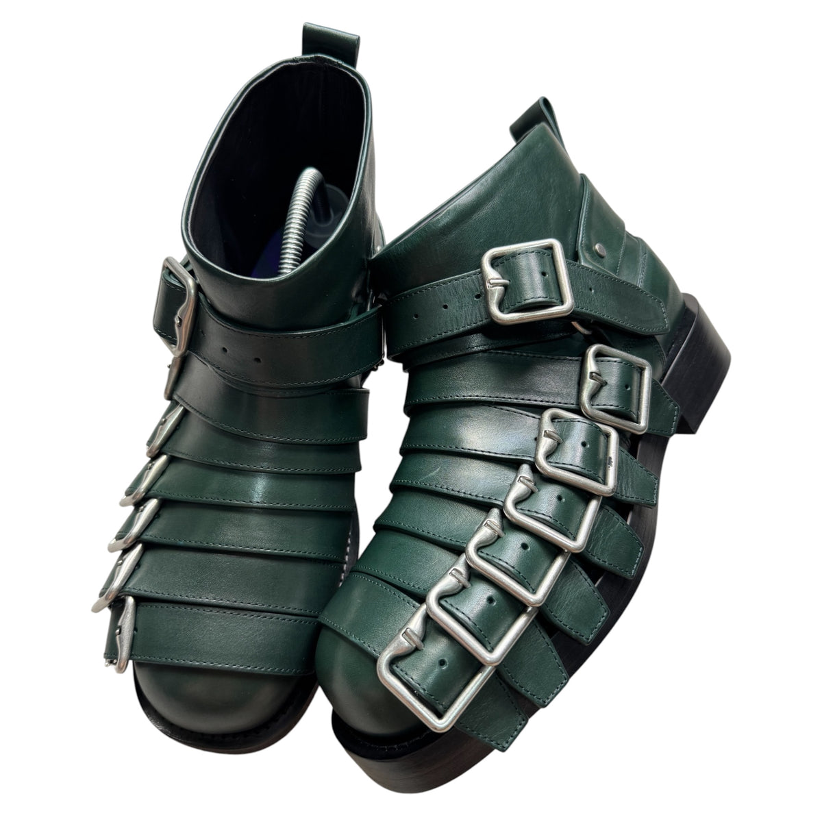 Burberry buckle boots