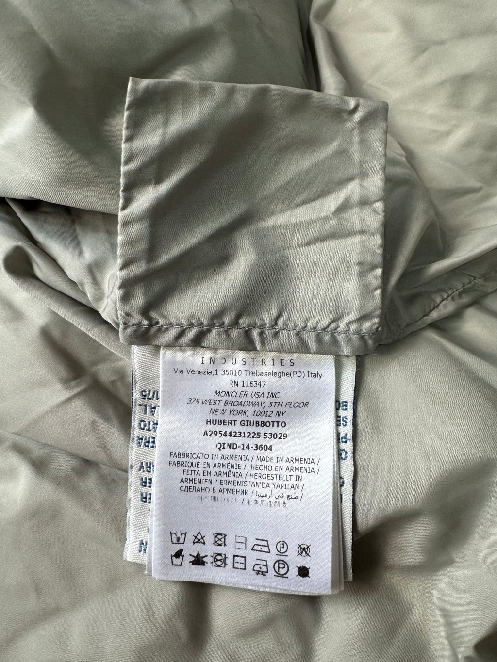 Moncler fur hood puffer