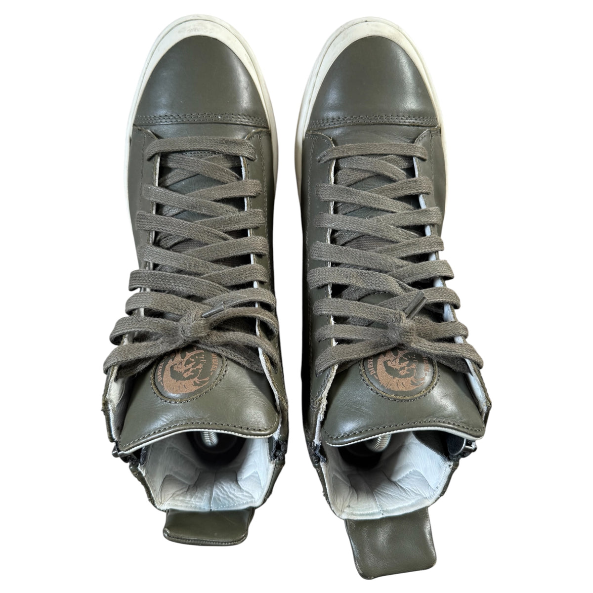 Diesel heel zip shoes