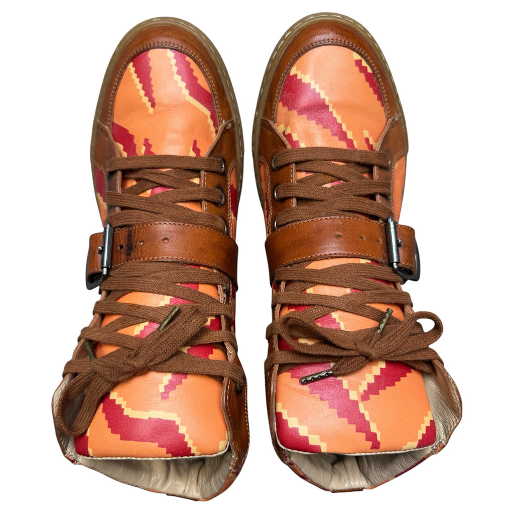 Vivienne Westwood camo buckle shoes