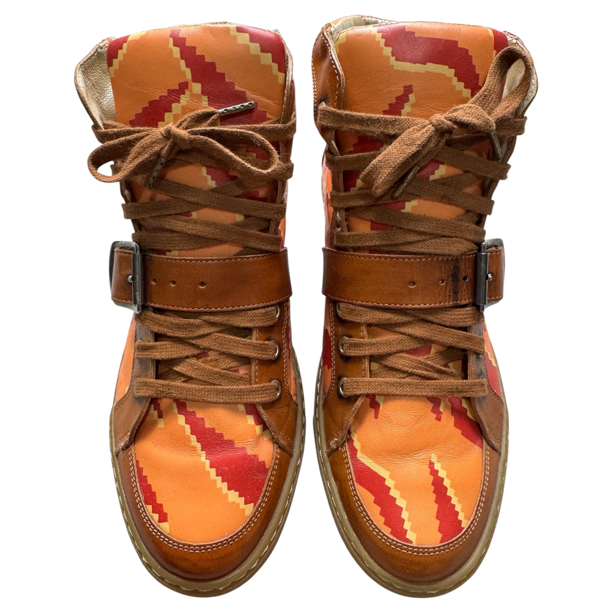 Vivienne Westwood camo buckle shoes