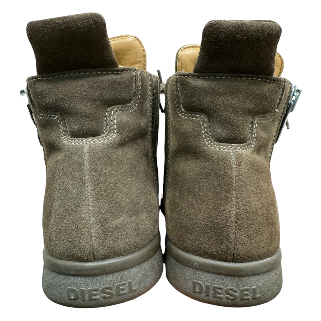 Diesel heel zip shoes