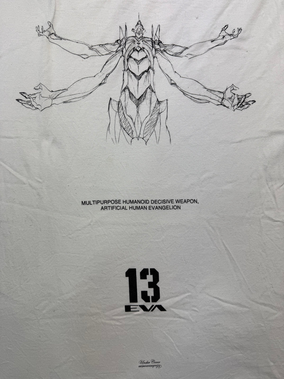 Undercover Evangelion t shirt