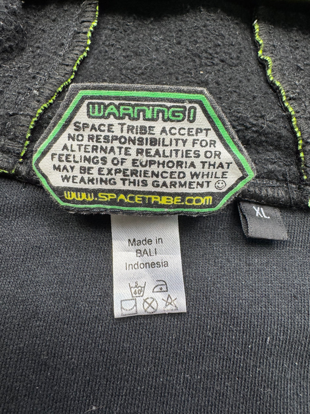 Space tribe spiked hoodie