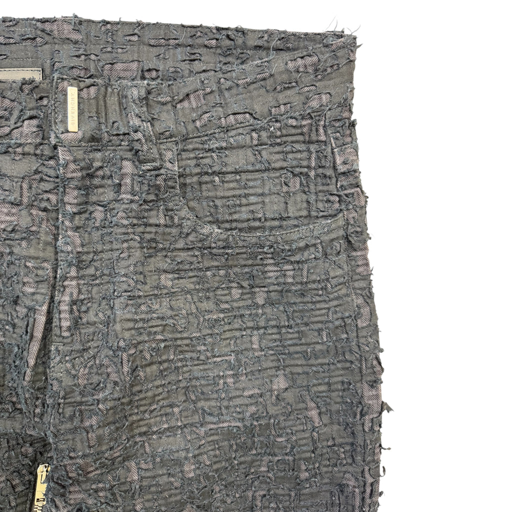 Givenchy ss2021 boro zip jeans