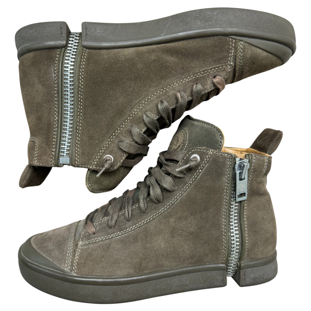 Diesel heel zip shoes