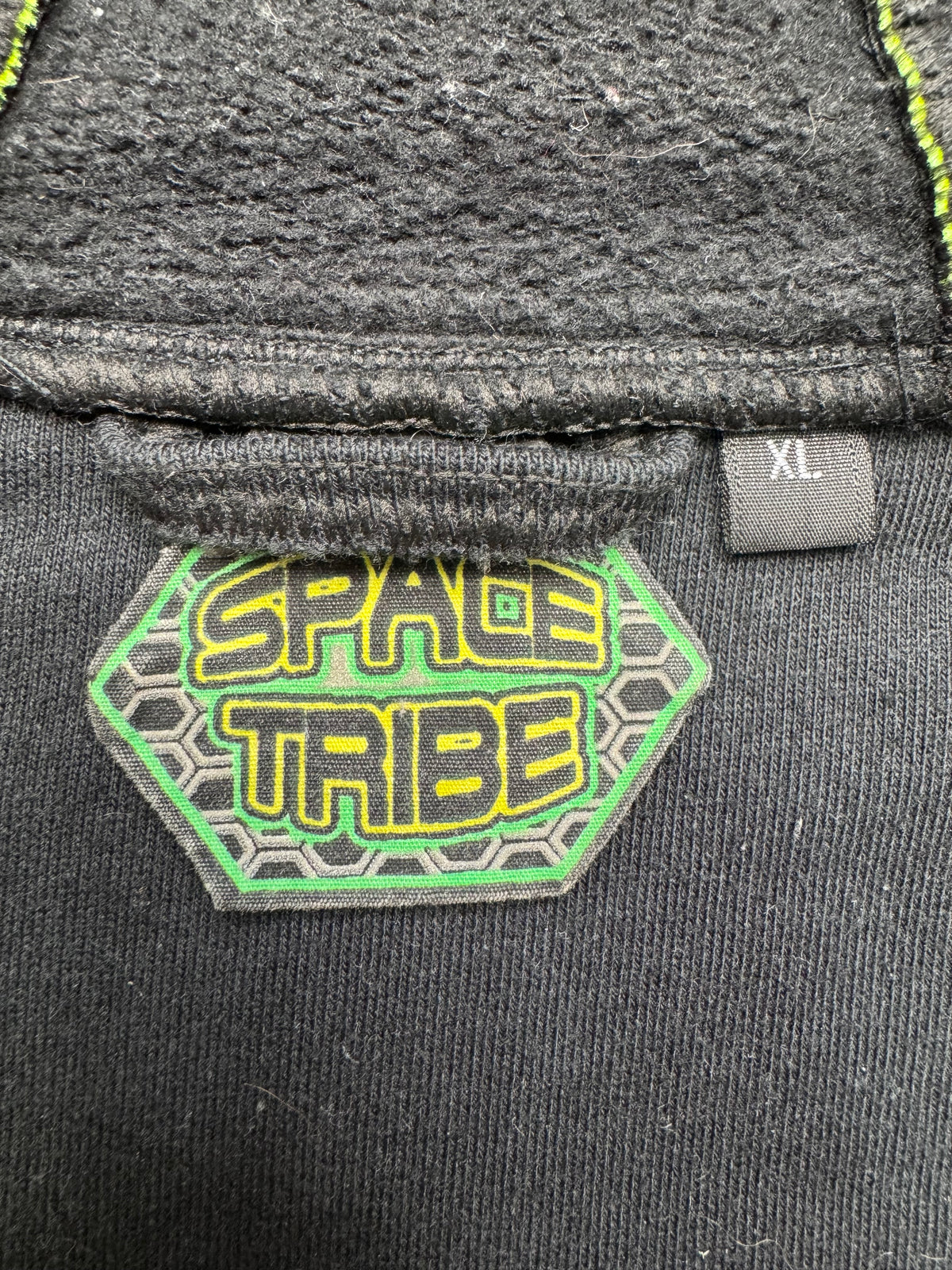 Space tribe spiked hoodie