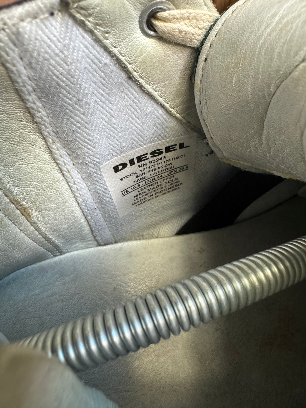 Diesel zip shoes multi colour