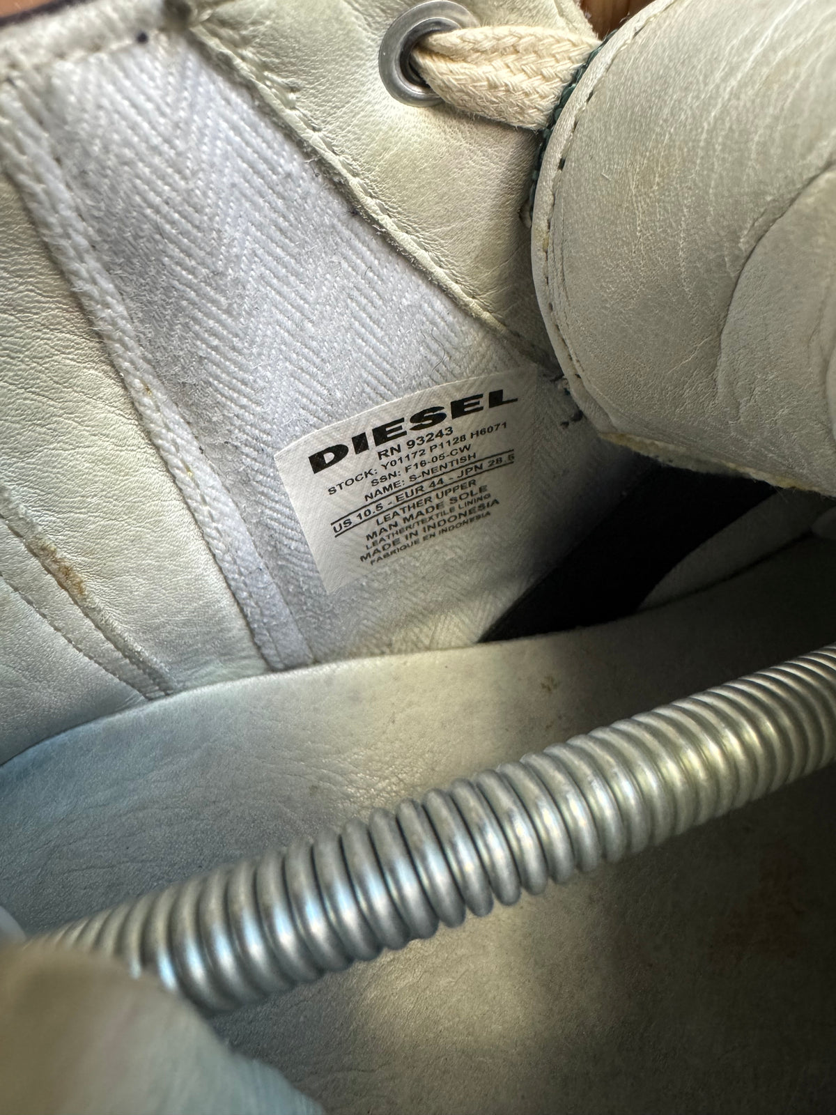 Diesel zip shoes multi colour