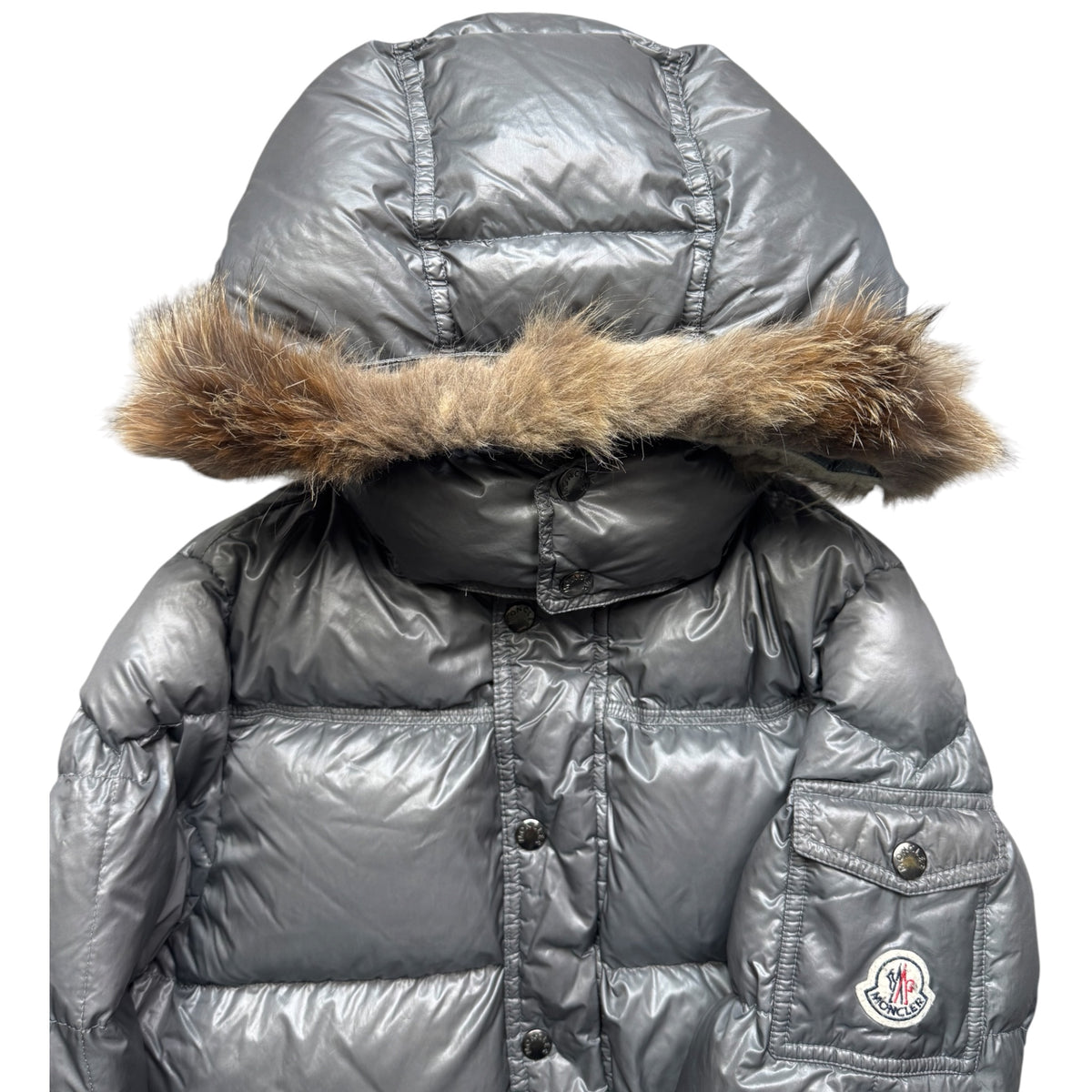 Moncler fur hood puffer