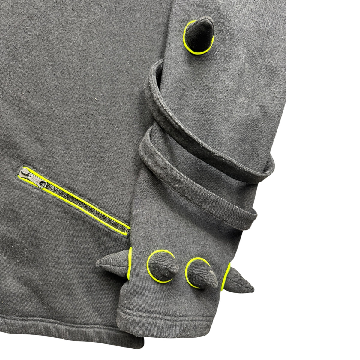 Space tribe spiked hoodie