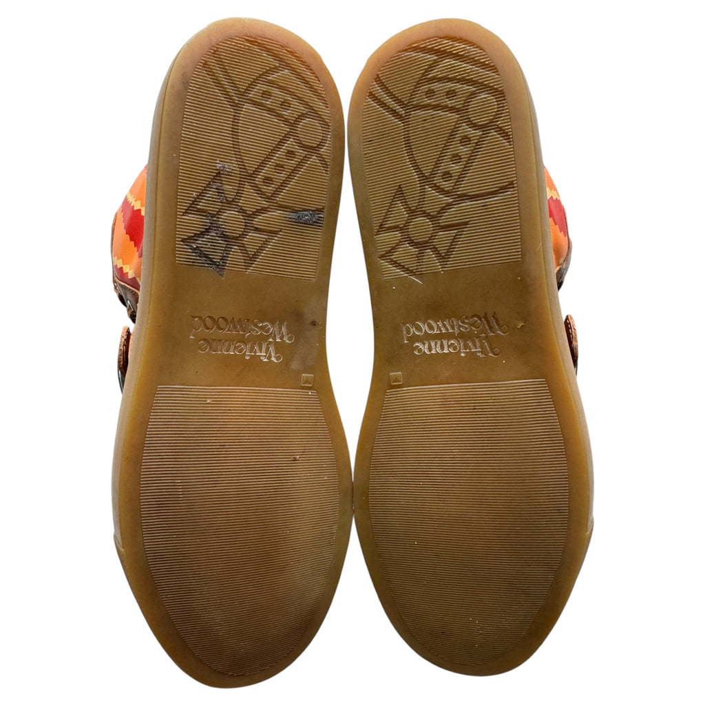 Vivienne Westwood camo buckle shoes