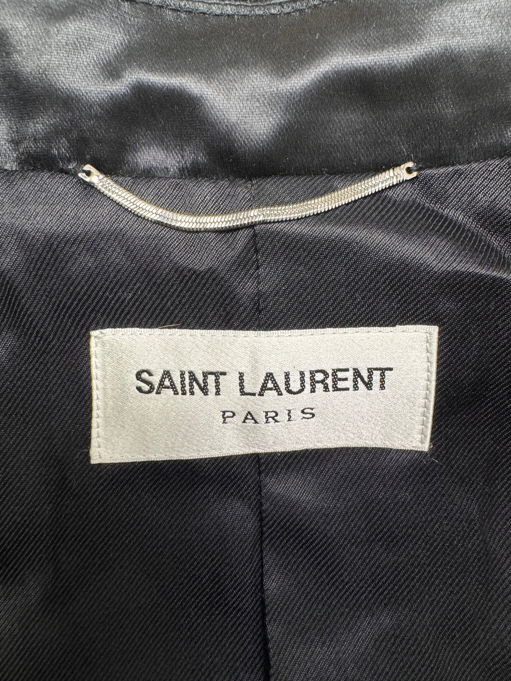 Saint Laurent satin bomber jacket