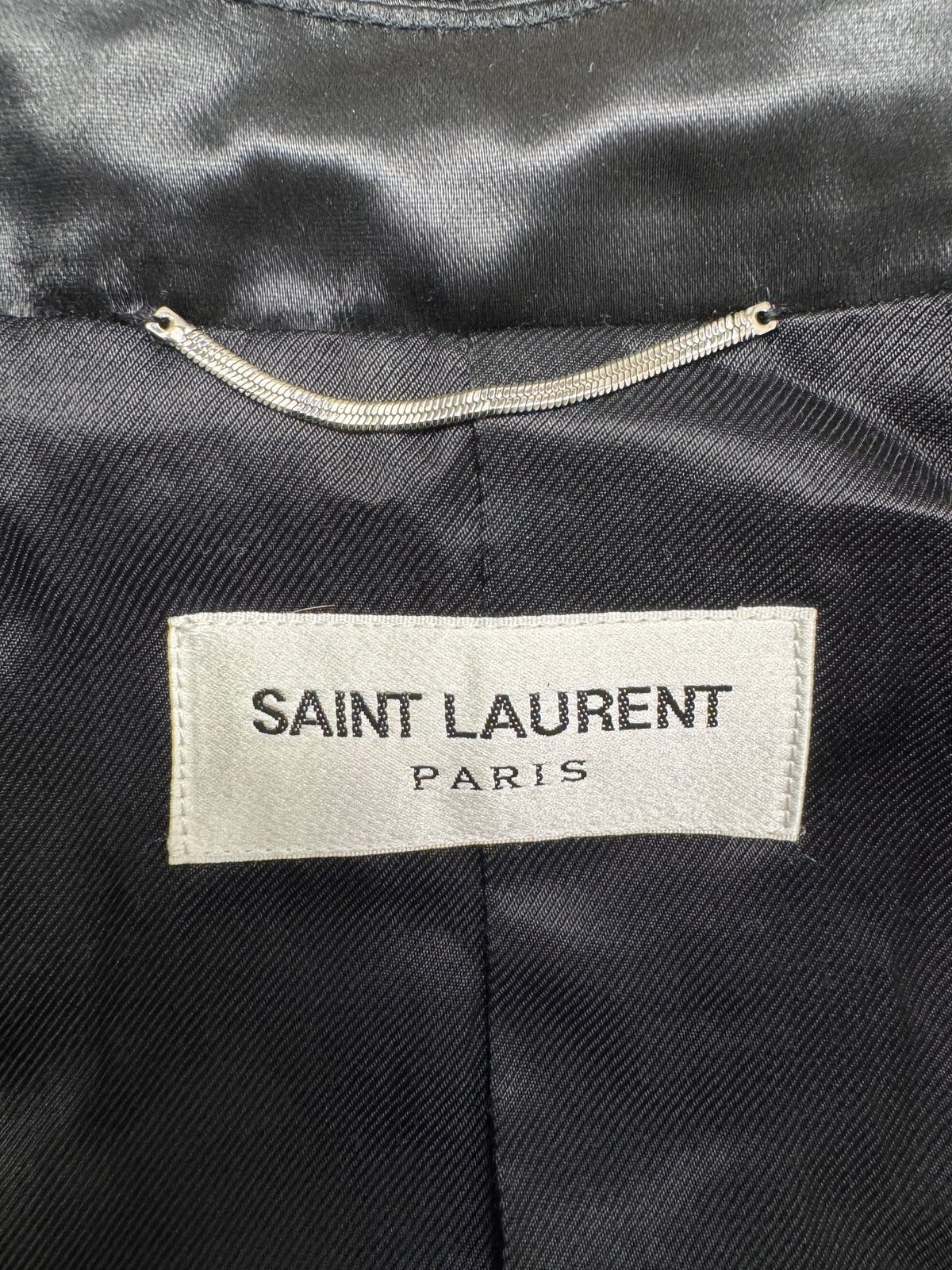 Saint Laurent satin bomber jacket