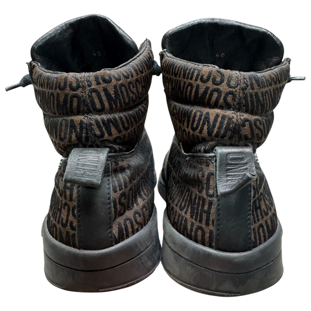 Moschino all over print shoes
