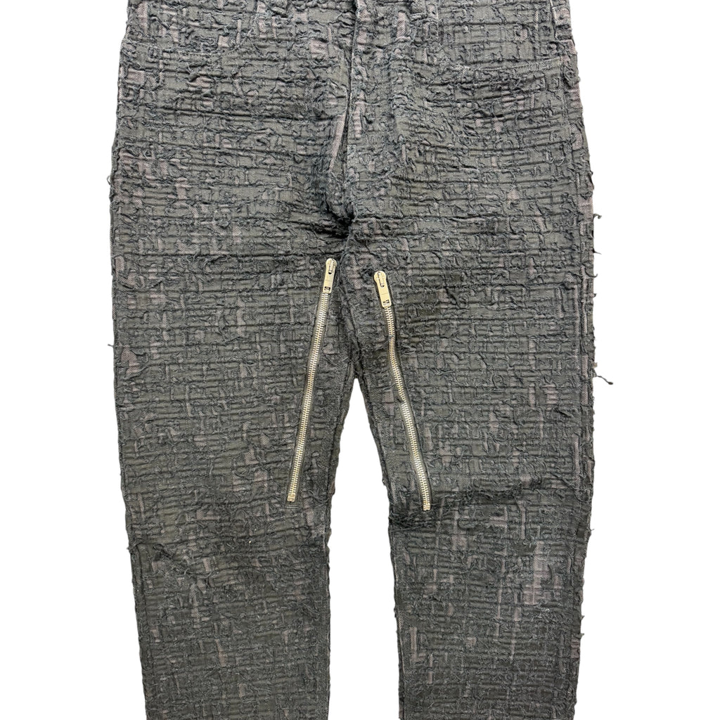 Givenchy ss2021 boro zip jeans