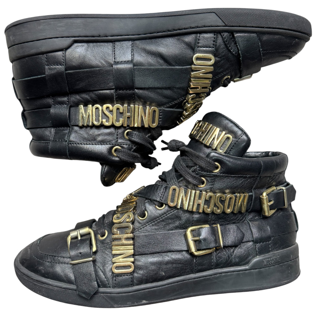 Moschino strap logo shoes