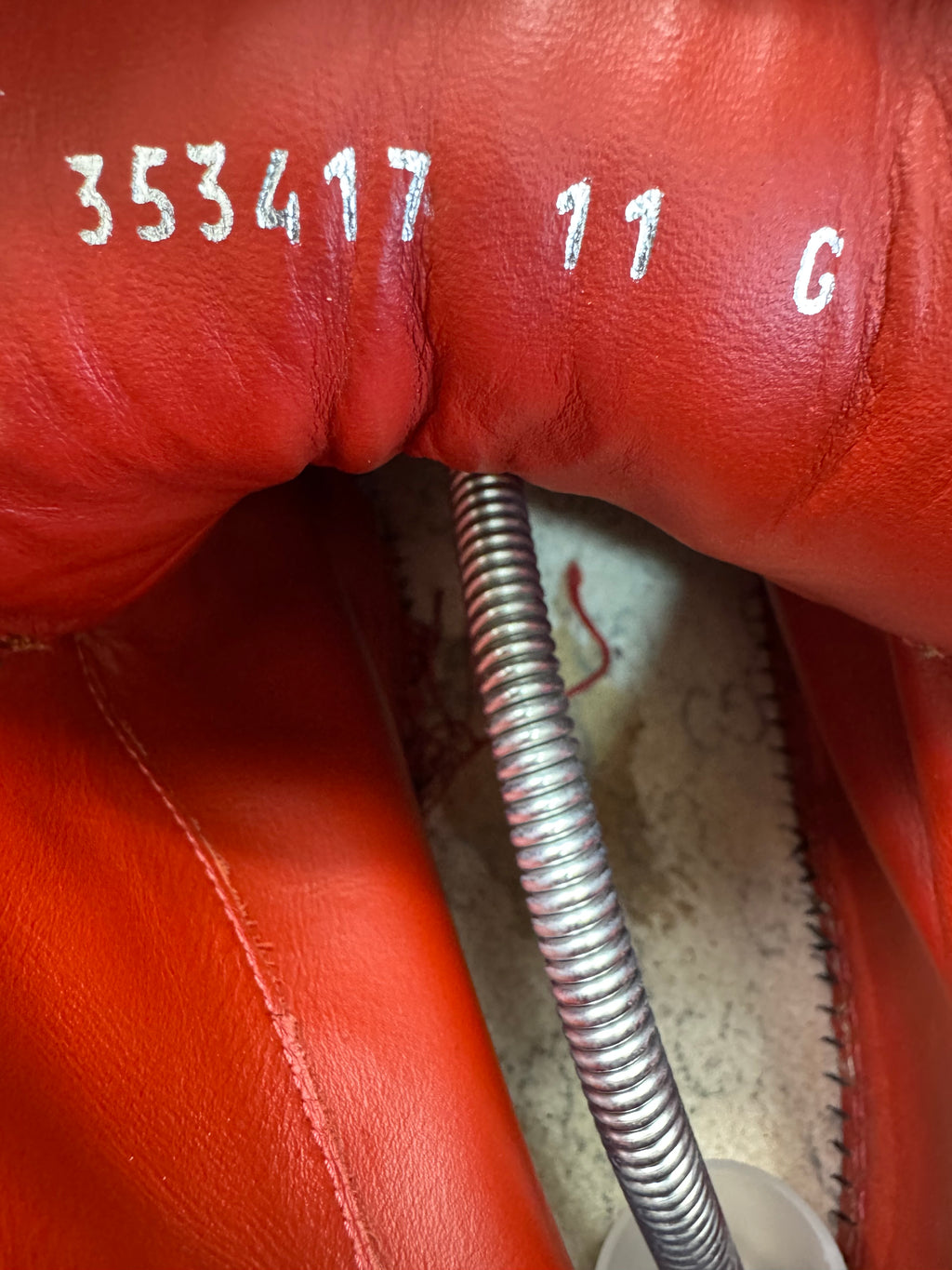 Gucci boots toe details