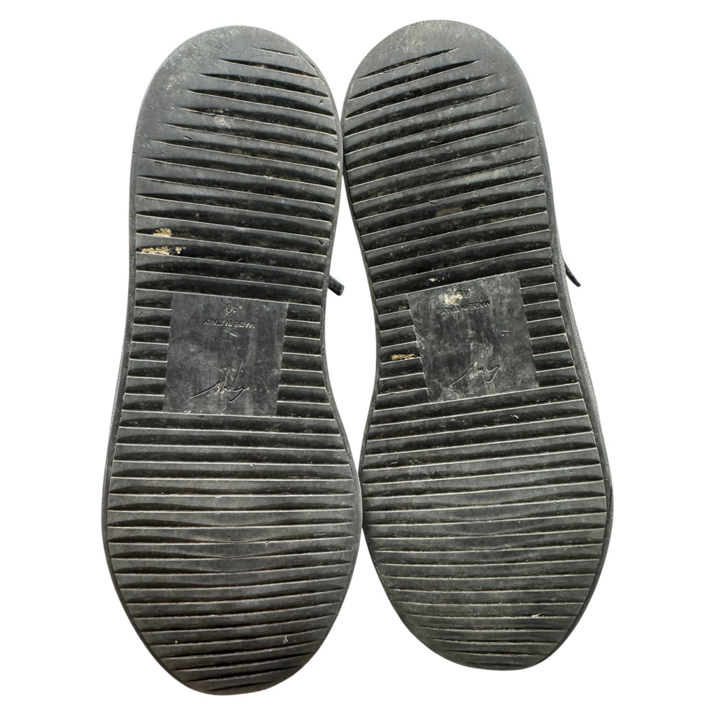 Giuseppe zanotti zip sole shoes