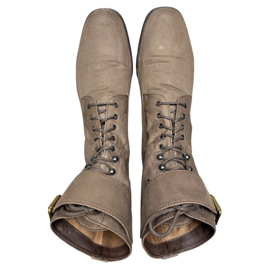 Prada Milano boots with strap