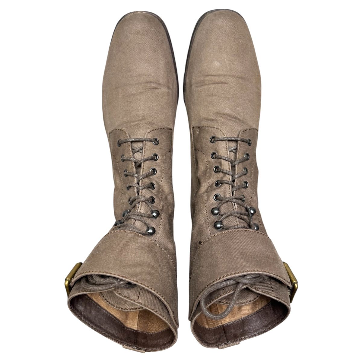 Prada Milano boots with strap